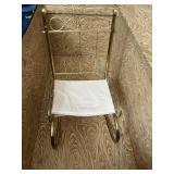 Vintage Small Doll Brass Chair