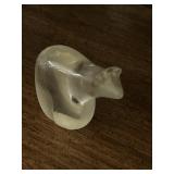 Vintage Wedgwood Crystal Polar Bear