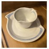 Vintage Rosenthal Maria 'Blue Line' gravy boat