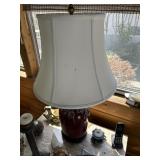 Vintage Ceramic Table Lamp & Shade