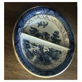 Vintage Booths 'Real Old Willow' Divided Plate