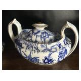 Vintage Royal Crown Derby Blue Mikado Sugar Bowl