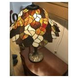 Tiffany Stained Glass Accent Lamp Autumn BEAUTY**