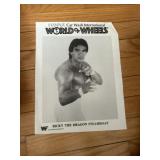 Vintage Promo Program Insert WWE Ricky Steamboat