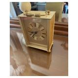 Vintage Solar Quartz carriage-style mantel clock