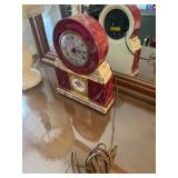 Vintage Sessions ceramic electric mantel clock
