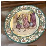 Antique Wedgewood Eturia January Calendar Plate