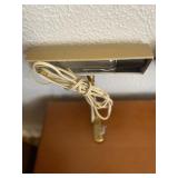 Vintage Brass Gooseneck Piano Lamp