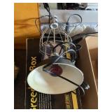 Exo Terra brand terrarium heat lamp & Clamo Lamp