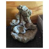 Decorative polyresin aquarium rock structure