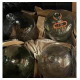 (x4) Large Glass Vessels