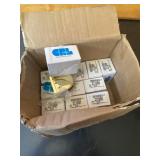 Polished Brass Large Round Glass Clamps