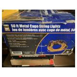Power Fist 50 ft Metal Cage String Lights
