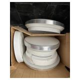 Lot of 4 Flush Mount Ceiling Light Fixtures