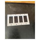 4-gang rocker wall plate
