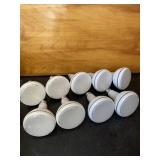 8 flat-face LED floodlight bulbs