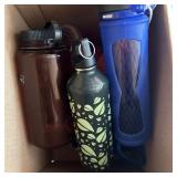 Box of Reusable Water Bottles
