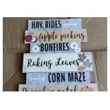 Fall Theme Decorative Hanging Wall Sign