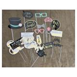 Wedding Photo Booth Prop Set