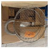 Wire Mesh Serving Basket with Coil Handles
