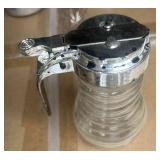 Glass Syrup Dispenser