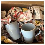 Box of Assorted Coffee Mugs