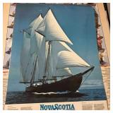 Vintage Blue Nose II Nova Scotia Poster