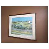 Framed art print Vincent van Gogh's 1888 Harvest