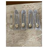 Vintage ornate silver-plated teaspoons