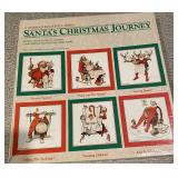 Vintage Springbook Puzzle Santas Christmas Journey