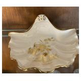 Hammersley English bone china shell-shaped dish