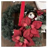 Vintage animated musical Christmas wreath