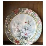 Lena Liu Ruby thoated hummingbird plate