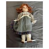 Vintage Porcelain Doll