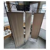 Vintage 3-panel folding room divider ONLY