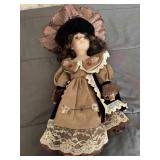 Vintage Porcelain Doll