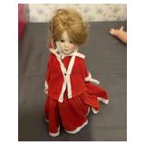 vintage animated wind-up musical porcelain doll