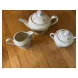 Vintage Bavaria Teapot, Creamer and Sugar Set