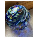XL Hand-blown art glass gazer ball