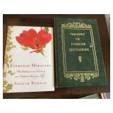 Vintage Book Lot Quotations and Miracles