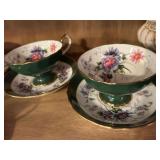 Crown Staffordshire Teacups