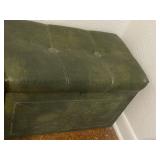 Vintage tufted storage chest