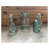 Vintage Libbey Glass 'Orchard Fruit' tinted set