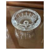 Vintage crystal candle holder