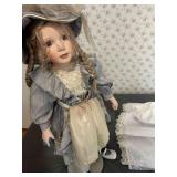 Vintage collector's porcelain doll