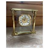 Vintage Solar Quartz 'Floating Dial' mantle clock