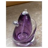 Vintage studio art glass perfume scent bottle