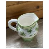 vintage Waverly 'Gazebo' pattern ceramic pitcher