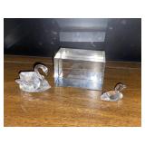 Swarovski Crystal Waterbird Lot
