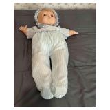 vintage vinyl-head realistic soft baby doll